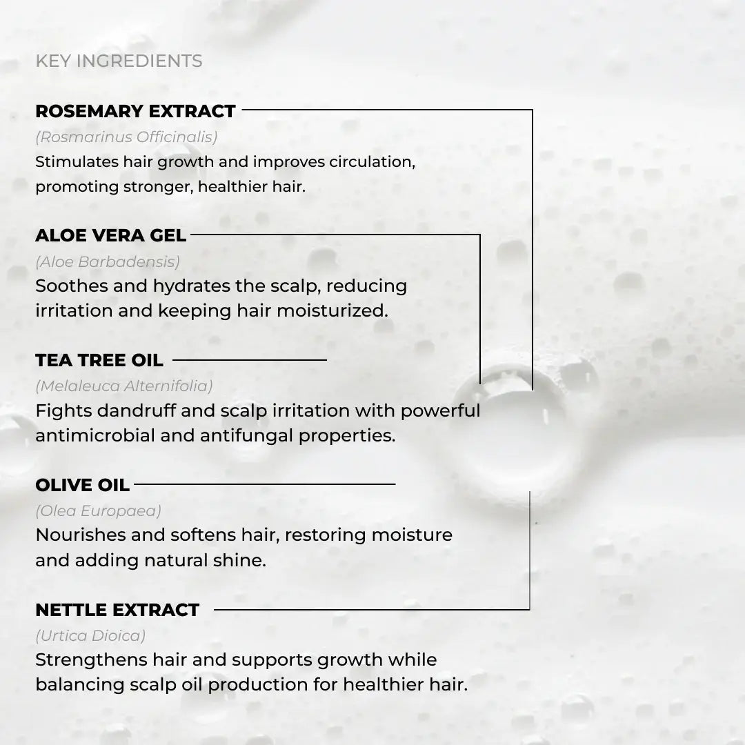 Tea Tree Shampoo for Hair Growth - Herbal | Dr. M. Bernstein