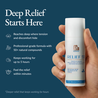 Relief-55 Aloe Vera & Propolis Soothing Body Gel